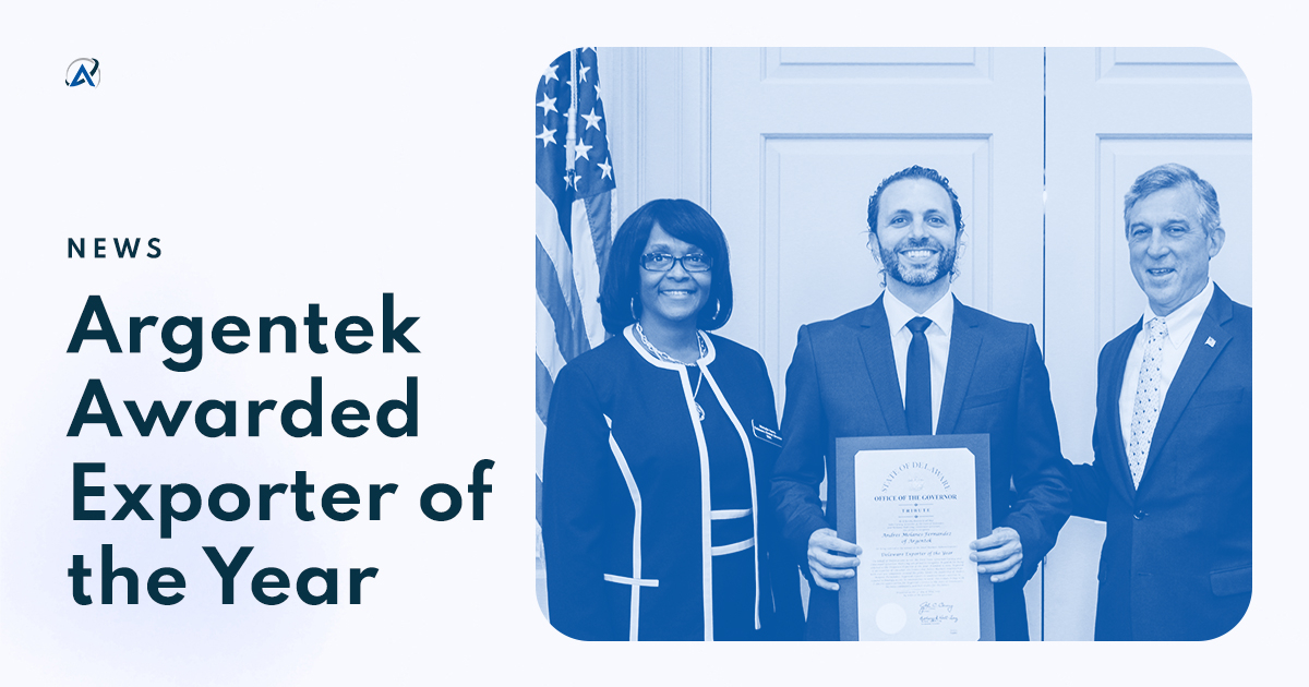 Argentek Awarded Exporter of the Year